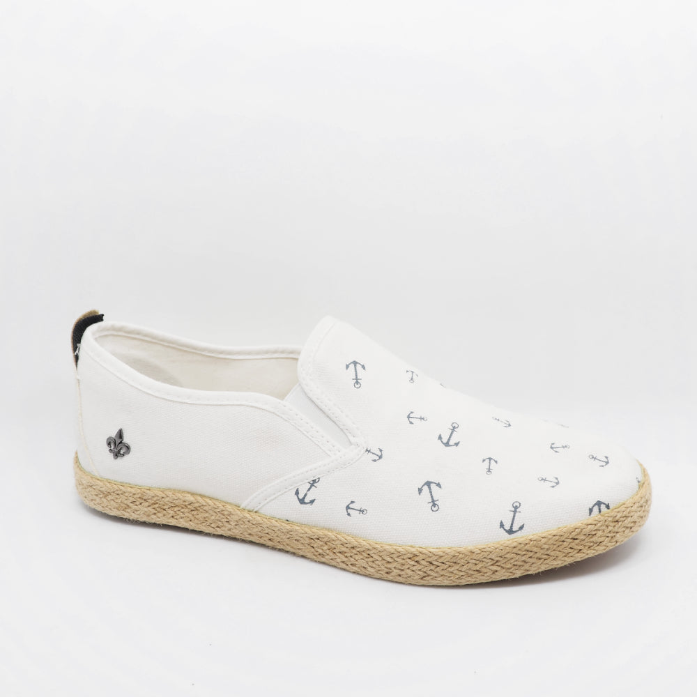 Espadrilles Andre Blanches Homme